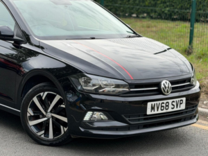 2018 Volkswagen Polo 1.0 Tsi Beats Euro 6 (s/s) 5dr in Black — image 3