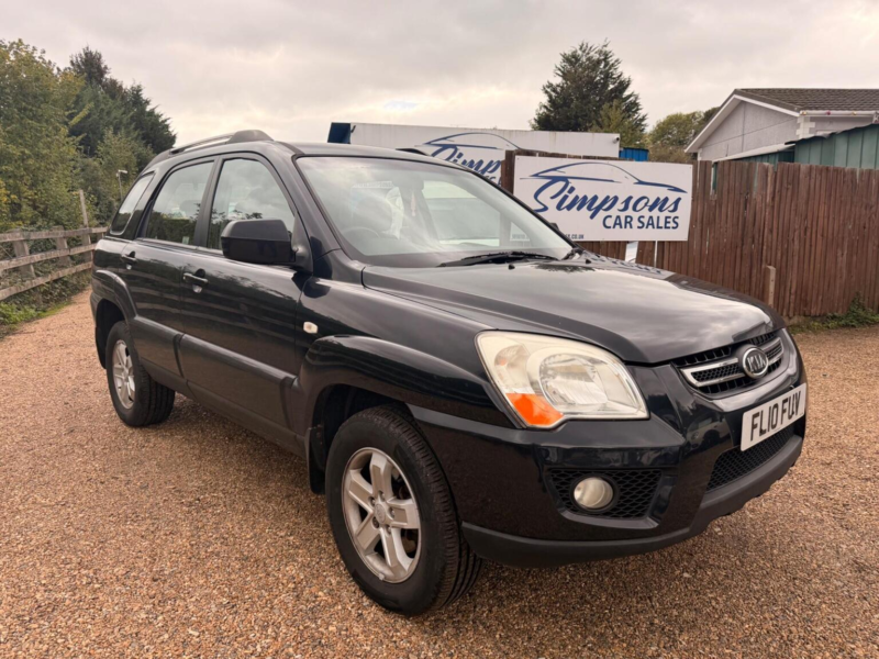 2010 Kia Sportage 2.0 Crdi Xs 2WD 5dr in Black — image 1