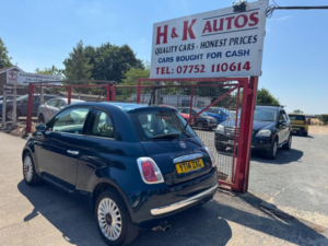 2013 Fiat 500 1.2 Lounge Euro 4 3dr in Blue — image 2