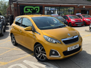 2017 Peugeot 108 1.0 Allure 2 Tronic Euro 6 5dr in Yellow — image 6