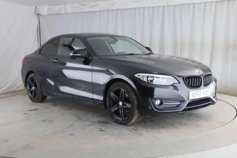 2017 BMW 2 Series 1.5 218i Sport Euro 6 (s/s) 2dr in Black — image 1