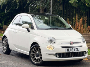 2016 Fiat 500 1.2 Lounge Hatchback 3dr Petrol Manual Euro 6 (s/s) (69 Bhp) in White — image 4