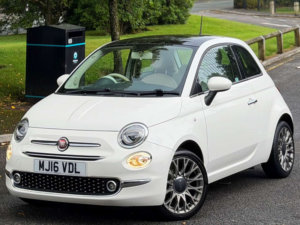 2016 Fiat 500 1.2 Lounge Hatchback 3dr Petrol Manual Euro 6 (s/s) (69 Bhp) in White — image 5