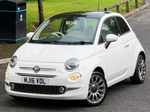 2016 Fiat 500 1.2 Lounge Hatchback 3dr Petrol Manual Euro 6 (s/s) (69 Bhp) in White — image 6