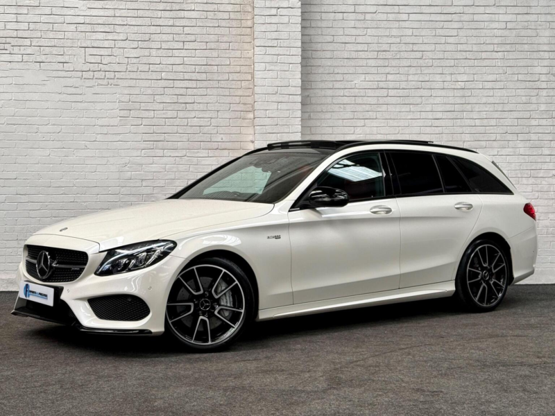 2017 Mercedes-Benz C Class 3.0 C43 V6 Amg (premium Plus) G-Tronic+ 4matic Euro 6 (s/s) 5dr in White — image 1