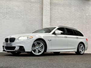 2013 BMW 5 Series 2.0 520i M Sport Touring Auto Euro 6 (s/s) 5dr in White — image 3