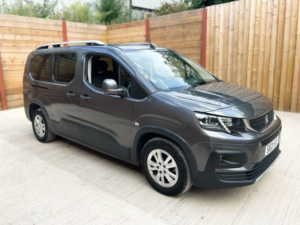 2021 Peugeot Rifter L2 Lwb 5 SEAT Petrol Auto Wheelchair Accessible Disabled Access Vehicle Wav in Grey — image 3