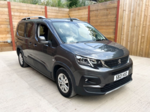 2021 Peugeot Rifter L2 Lwb 5 SEAT Petrol Auto Wheelchair Accessible Disabled Access Vehicle Wav in Grey — image 4