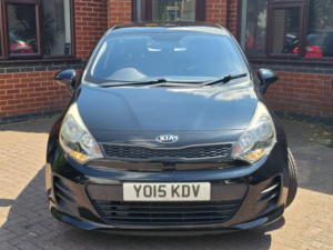 2015 Kia Rio 1.25 1 Air Euro 6 5dr in Black — image 3
