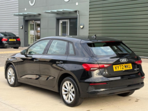 2022 Audi A3 1.0 Tfsi 30 Technik Sportback Euro 6 (s/s) 5dr in Black — image 6