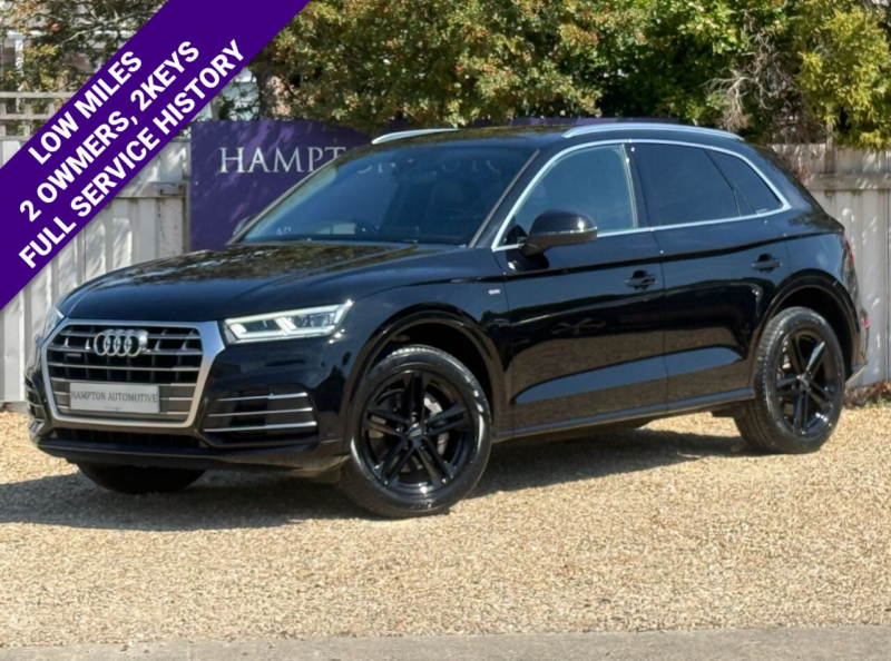 2018 Audi Q5 2.0 Tdi S Line SUV 5dr Diesel S Tronic Quattro Euro 6 (s/s) (190 Ps) in Black — image 1