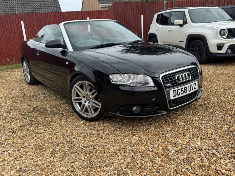2008 Audi A4 Cabriolet 2.0 Tfsi Final Edition Convertible 2dr Petrol Manual (199 G/km, 197 Bhp) in Black — image 1