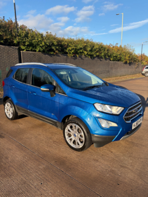 2018 Ford Ecosport 1.5 Ecoblue Titanium SUV 5dr Diesel Manual AWD Euro 6 (s/s) (125 Ps) in Blue — image 5