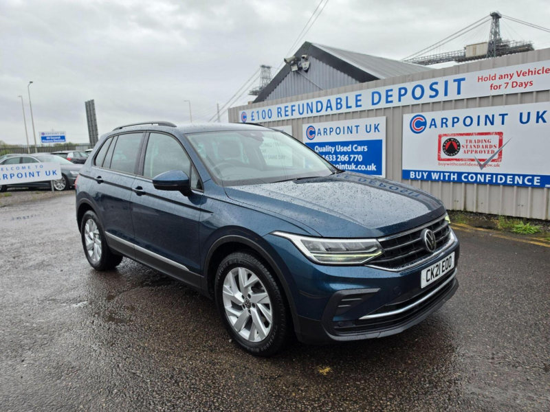 2021 Volkswagen Tiguan 1.5 Tsi Life DSG Euro 6 (s/s) 5dr in Blue — image 1