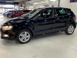 2017 Volkswagen Polo 1.2 Tsi Match Edition Euro 6 (s/s) 5dr in Black — image 4