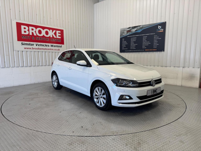2020 Volkswagen Polo 1.0 Tsi Sel Euro 6 (s/s) 5dr in White — image 1