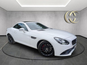 2017 Mercedes-Benz Slc 2.0 Slc200 Amg Line G-Tronic Euro 6 (s/s) 2dr in White — image 5