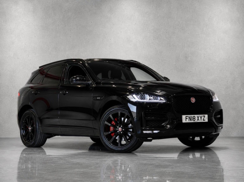 2018 Jaguar F-Pace 2.0 D240 R-Sport Auto AWD Euro 6 (s/s) 5dr in Black — image 1