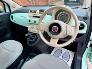 2015 Fiat 500 1.2 Lounge Euro 6 (s/s) 3dr in Green — image 5