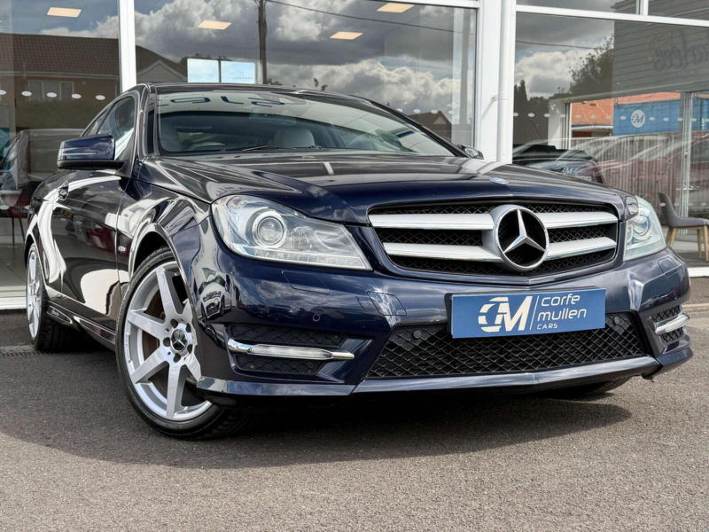 2012 Mercedes-Benz C Class 1.8 C180 Blueefficiency Amg Sport Edition 125 G-Tronic+ Euro 5 (s/s) 2dr in Blue — image 1