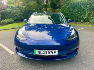 2021 Tesla Model 3 (dual Motor) Long Range Auto 4wde 4dr in Blue — image 2
