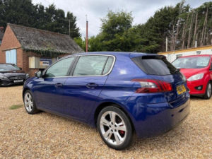 2018 Peugeot 308 1.2 Puretech Gpf Allure Euro 6 (s/s) 5dr in Blue — image 5