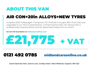 2024 Volkswagen Transporter 2.0 Tdi T28 Startline in Grey — image 2