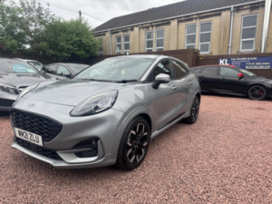 2021 Ford Puma 1.0t Ecoboost Mhev St-Line X Euro 6 (s/s) 5dr in Silver — image 3