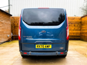 2020 Ford Tourneo Custom L2 Lwb 9 SEAT Wheelchair Accessible Disabled Access Vehicle Wav in Blue — image 5