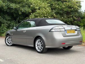 2009 Saab 9-3 1.9 Tid Vector Convertible 2dr Diesel Manual (169 G/km, 148 Bhp) in Grey — image 4
