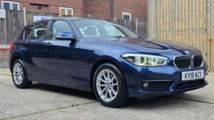 2018 BMW 1 Series 1.5 116d Se Business Euro 6 (s/s) 5dr in Blue — image 4