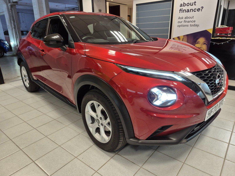 2020 Nissan Juke 1.0 Dig-T N-Connecta SUV 5dr Petrol Dct Auto Euro 6 (s/s) (114 Ps) in Red — image 1