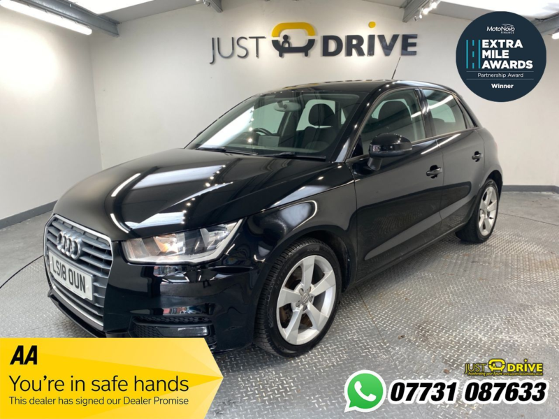 2018 Audi A1 1.4 Tfsi Sport Sportback 5dr Petrol Manual Euro 6 (s/s) (nav) (125 Ps) in Black — image 1