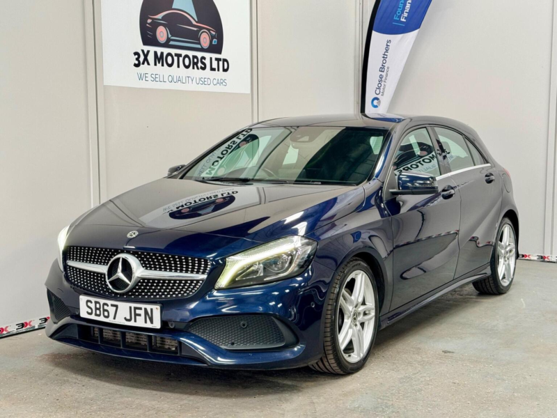 2017 Mercedes-Benz A Class 1.5 A180d Amg Line (premium) Euro 6 (s/s) 5dr in Blue — image 1
