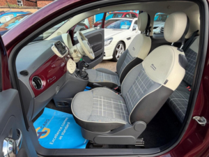 2018 Fiat 500 1.2 Lounge Euro 6 (s/s) 3dr in Red — image 4