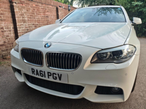 2011 BMW 5 Series 3.0 523i M Sport Touring Steptronic Euro 5 5dr in White — image 5