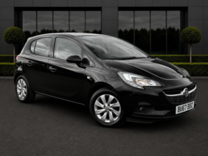 2017 Vauxhall Corsa 1.4i Ecoflex Design Euro 6 5dr in Black — image 3