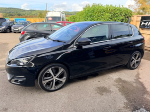 2017 Peugeot 308 1.6 Bluehdi Gt Line Hatchback 5dr Diesel Manual Euro 6 (s/s) (120 Ps) in Black — image 5