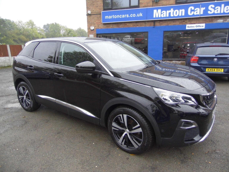 2018 Peugeot 3008 1.6 Bluehdi Allure Euro 6 (s/s) 5dr in Black — image 1