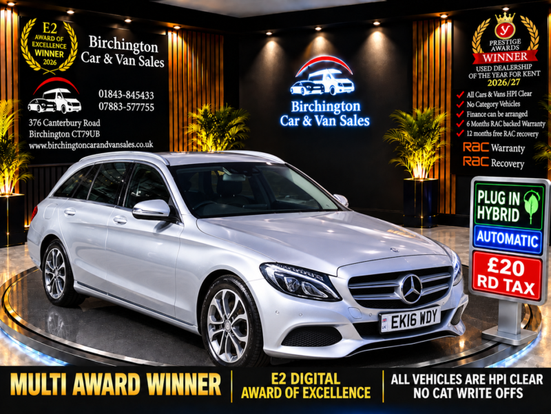 2016 Mercedes-Benz C Class 2.0 C350e 6.4kwh Sport in Silver — image 1