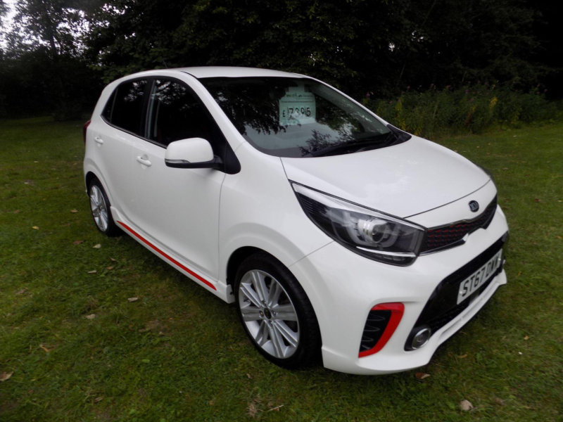 2017 Kia Picanto 1.0 Gt-Line Euro 6 5dr in White — image 1