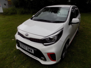 2017 Kia Picanto 1.0 Gt-Line Euro 6 5dr in White — image 4