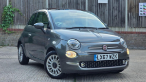 2017 Fiat 500 1.2 Lounge Dualogic Euro 6 (s/s) 3dr in Grey — image 2