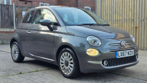 2017 Fiat 500 1.2 Lounge Dualogic Euro 6 (s/s) 3dr in Grey — image 4