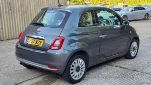 2017 Fiat 500 1.2 Lounge Dualogic Euro 6 (s/s) 3dr in Grey — image 6