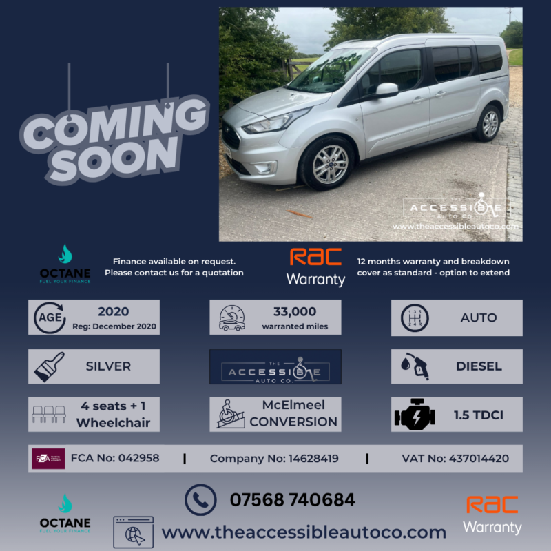 2020 Ford Grand Tourneo Connect 1.5 Tourneo Connect Titanium Grand Tourneo 1.5l Ecoblue 120ps Fwd 8-Speed Automatic in Silver — image 1