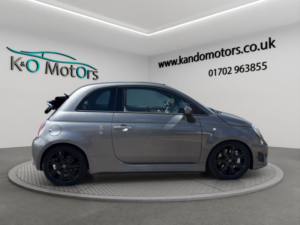 2014 Abarth 695c 1.4 T-Jet Edizione Maserati Cabrio 2dr Petrol Auto Euro 5 (180 Bhp) in Grey — image 3