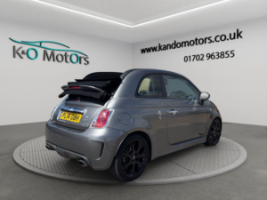 2014 Abarth 695c 1.4 T-Jet Edizione Maserati Cabrio 2dr Petrol Auto Euro 5 (180 Bhp) in Grey — image 4