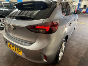2021 Vauxhall Corsa 1.2 Turbo Elite Nav Euro 6 (s/s) 5dr in Grey — image 4