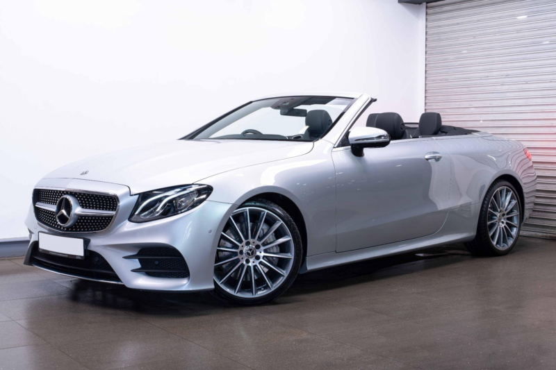 2018 Mercedes-Benz E Class 2.0 E300 Amg Line Cabriolet G-Tronic+ Euro 6 (s/s) 2dr in Silver — image 1